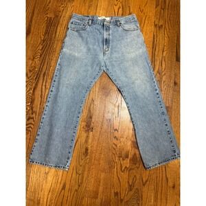 Levis 517 Bootcut Jeans Mens 36x30 Light Wash Blue Denim Pants 517-0216